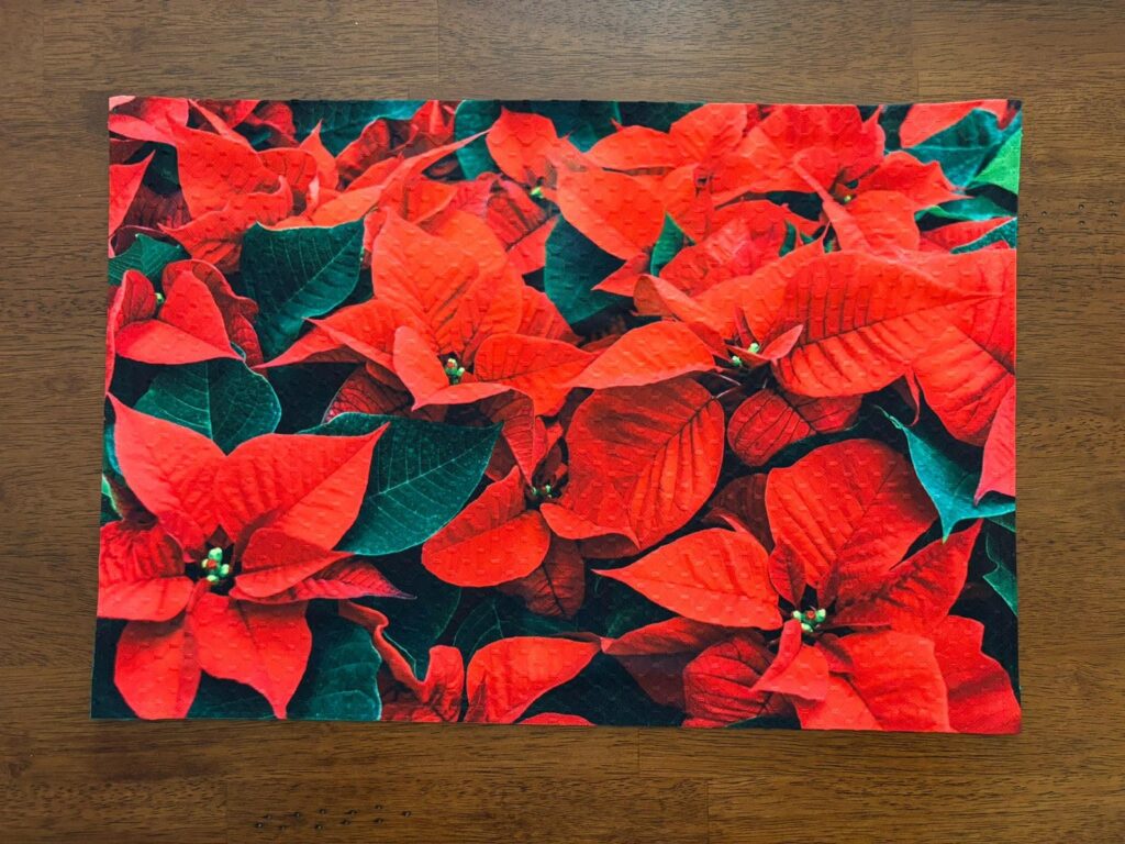 Poinsettia Placemat
