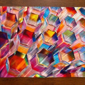 Fortress of Solitude Crystals Placemat - Modern Design - Machine Washable Tumble Dry