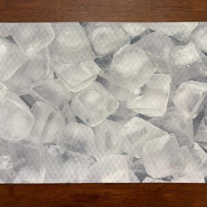 Ice Cubes Placemat for Your Dining Table Machine Washable Tumble Dry Upscale Dining Room Decor